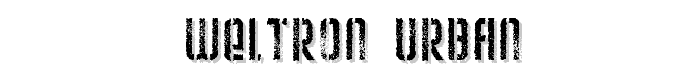 Weltron Urban font